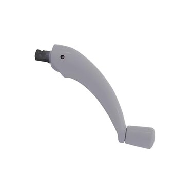 Brixwell Folding Handle G2 for Roto Pro Drive Operators 516 Hex End Die Cast Material 312 Length White FinishSliding Window HandleSecurity Window Handle