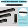RoomDarkning Ceiling Curtain Track Ceiling Wall Mount Room Divider Curtains Track Rods Heavy Duty Ceiling Track Curtain Rail RV Ceiling Track for Curtains with Rollers Hooks Clips for 36ft Black