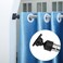 Newtay 2 Sets Angled Shower Rod Mount for Sloped Walls Angled Wall Bracket for 25 mm Shower Bar Low Cost Solution