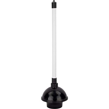 LDR Industries LDR 512 3310A Toliet Handle Double Thrust Rubber Force Cup Removes Clogs for Bathrooms Kitchens Baths Showers Powerful Commercial and Residential Plastic Flange Plunger