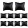 AUEAR 10 Pack Black PU Leather Watch Pillows Jewelry Display Pillow Bracelet Bangle Cushion Organizer for Gift Box