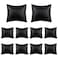 AUEAR 10 Pack Black PU Leather Watch Pillows Jewelry Display Pillow Bracelet Bangle Cushion Organizer for Gift Box