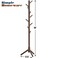 Simple Houseware Wooden Coat Rack Stand Garment Adjustable Tree Rack 9 Hooks Walnut