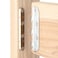 POWERTEC Surface Mounted Bed Rail Brackets 4PK Bed Frame Hardware w Mounting Screws for Bed FrameHead BoardFootboards NoMortise Bed Hardware 71425