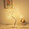 JOINTWIN Fairy Light Tree 108 Led Twinkle Tree Fairy Light Spirit Tree Lamp BatteryUSB Operated 6 Hours Timer Function with 8 Lighting Mode Silver Adjustable Branches Home DecorationWarm White