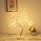 JOINTWIN Fairy Light Tree 108 Led Twinkle Tree Fairy Light Spirit Tree Lamp BatteryUSB Operated 6 Hours Timer Function with 8 Lighting Mode Silver Adjustable Branches Home DecorationWarm White