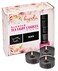 HYOOLA Scented Tealight Candles Clear Cup Black Tealight Candles Scented 6 Hour Burn Time 15 Pack European Made