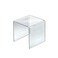 Azar Displays 515318 75 Acrylic Square Riser 4 Pack