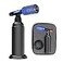 Molgoc Butane Torch with Antiscalding DeviceStainless Steel Protective CoverRefillable Kitchen Torch LighterAdjustable Flame Guard Butane Gas Not IncludedBlue