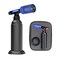 Molgoc Butane Torch with Antiscalding DeviceStainless Steel Protective CoverRefillable Kitchen Torch LighterAdjustable Flame Guard Butane Gas Not IncludedBlue