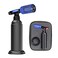 Molgoc Butane Torch with Antiscalding DeviceStainless Steel Protective CoverRefillable Kitchen Torch LighterAdjustable Flame Guard Butane Gas Not IncludedBlue