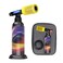 Molgoc Butane Torch with Antiscalding DeviceStainless Steel Protective CoverRefillable Kitchen Torch LighterAdjustable Flame Guard Butane Gas Not IncludedYellow Yellow Plus