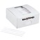 Bits N Things White Twist Ties Bulk Pack with Dispenser Box 4 Reusable Paper Coated Wire Ties by 2000 Count