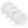 LELE LIFE 4 Pack Same Size Silicone Stretch Lids Thicker Reusable Sturdy Silicone Container Cover Expandable Food Storage Covers Dishwasher and Freezer Safe 807in205cm