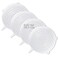 LELE LIFE 4 Pack Same Size Silicone Stretch Lids Thicker Reusable Sturdy Silicone Container Cover Expandable Food Storage Covers Dishwasher and Freezer Safe 807in205cm