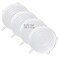 LELE LIFE 4 Pack Same Size Silicone Stretch Lids Thicker Reusable Sturdy Silicone Container Cover Expandable Food Storage Covers Dishwasher and Freezer Safe 807in205cm