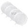 LELE LIFE 4 Pack Same Size Silicone Stretch Lids Thicker Reusable Sturdy Silicone Container Cover Expandable Food Storage Covers Dishwasher and Freezer Safe 984in25cm