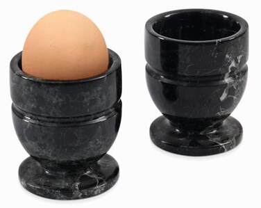 Radicaln Marble Egg Cups 25 Inch Green Onyx Handmade Egg Holder For Soft Boiled Eggs Ideal Egg Cup Holder Hard Boiled Eggs Cups Set Egg Holder Countertop