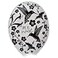 Karma Boho Spoon Rest Black and White Ceramic Spoon Rest Ceramic Spoon Rest for Countertop Hummingbird