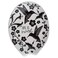 Karma Boho Spoon Rest Black and White Ceramic Spoon Rest Ceramic Spoon Rest for Countertop Hummingbird