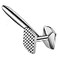 Aliglow Meat Tenderizer HammerMallet ToolPounder For Tenderizing and Pounding Steak Beef And Poultry Solid Metal Construction With Comfort Grip Handle