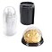 Lubsmuns Clear Plastic Mini Cupcake Container Mini Cupcake Boxes Mooncake Boxes Muffin Pod Clear Deep DomePlastic Disposable Stackable Cupcake Containers For Wedding Party Birthday Gifts Black 50pc