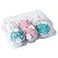 ONE MORE Clear Cupcake Boxes 6 Cavity Holder Large 6 Compartment Muffin Containers Plastic Cupcake Carrier with Deep Dome 4 High Safe Ecofriendly Material Pack of 15