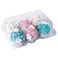 ONE MORE Clear Cupcake Boxes 6 Cavity Holder Large 6 Compartment Muffin Containers Plastic Cupcake Carrier with Deep Dome 4 High Safe Ecofriendly Material Pack of 15