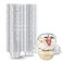 Foodiejoy 180 Packs Individual Cupcake Containers Stackable Single Compartment Cupcake Disposable Carrier Holder Box Deep Dome Clear Plastic BPAFree 180 counts