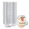 Foodiejoy 180 Packs Individual Cupcake Containers Stackable Single Compartment Cupcake Disposable Carrier Holder Box Deep Dome Clear Plastic BPAFree 180 counts