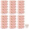 ChezMax Cupcake Containers Holder 6 Counts x 30 Sets Stackable Cupcake Boxes Carrier with 200 Pack Liners Plastic Disposable Clear Cupcake Storage Tray with Detachable Dome Lid for Mini Individual Cak
