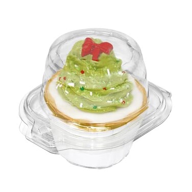 WIKDAY 50 Pcs Individual Cupcake Containers Clear Plastic Cupcake Holders with Lids Spacious 3 Design for Frosted Cupcakes Stackable Reusable for Parties Baking Picnics