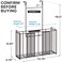 Simple Houseware Over Cabinet Door Organizer Mesh Bronze