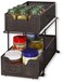 Simple Houseware 2 Tier Sliding Cabinet Basket Organizer Drawer Bronze