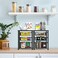 Simple Houseware Stackable 3 Tier Sliding Basket Organizer Drawer Black
