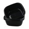 Kekow 4Pack Small Wash Basin Pan 8 Quart Black Dish Pan
