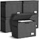 Leffis Comic Book Storage Collapsible and Stackable Comic Short Box Moistureproof Comic Box with Lid and Label Slot 155 X 75 X 113 Holds 150 Comics 5
