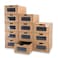 WALL QMER Shoe Boxes Cardboard 12 Pack Big Size Waterproof Heavy Duty Stackable Shoe Storage Boxes with Marking Labels Transparent Window 138 L x 93 W x 53 H