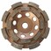EDiamondTools 4 Diamond Grinding Wheels for Concrete or Masonry 16 Double Row Segments 3040 Grit Medium Bond 5811 Arbor
