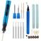 Woweibyke 3D Printing Tools Kit3D Printer Accessories 3Speed USB Rotary Tool with Bits Deburring Tool for 3D Printing Burr 3D Printer ModelResin Model Engraving Drilling Carving Polishing