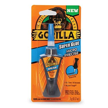 Gorilla Micro Precise Super Glue 5 Gram Clear Pack of 1