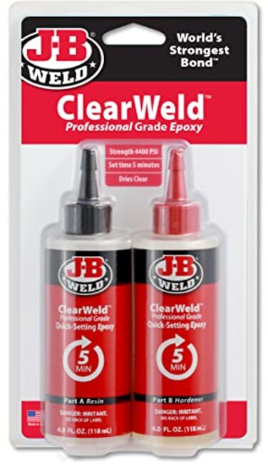 J-B Weld Jb Clearweld Epoxy 8oz
