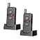 PANDAAR TwoWay Realtime Intercom Intercoms Wireless for Home 4900ft Long Range Room to Room Communication System for Elderly Wireless Intercom System for Home Business Office 2 Pack