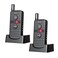 PANDAAR TwoWay Realtime Intercom Intercoms Wireless for Home 4900ft Long Range Room to Room Communication System for Elderly Wireless Intercom System for Home Business Office 2 Pack