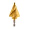 NEIKO 10174A Step Drill Bit 10 Steps 14 to 138 Straight High Speed Steel Titanium Nitride Coated 14 Quick Change Step Bits for Steel Metal Wood Plastic Unibit Cone Drill Bits Two Flute