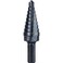 Klein Tools KTSB03 Step Drill Bit Double Fluted 3 14 to 34Inch with EasytoRead Markings and Targets 38Inch Hex Shank