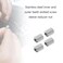 Micro Traders 10Pcs M8 to M10 Threaded Repair Insert Nut M8 x125 Female and M10 x 15 Male Thread Conversion Reducer Nut Stainless Steel Slotting Thread Adapter