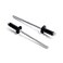 ISPINNER 100pcs 18 x 14 Aluminum Blind Rivets 32 x 6mm Pop Rivets Pack of 100 Black