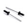 ISPINNER 100pcs 18 x 14 Aluminum Blind Rivets 32 x 6mm Pop Rivets Pack of 100 Black