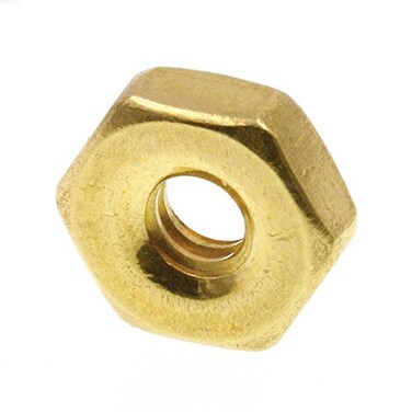PRIME-LINE PrimeLine 9074021 Machine Screw Hex Nuts 632 Solid Brass 50 Pack